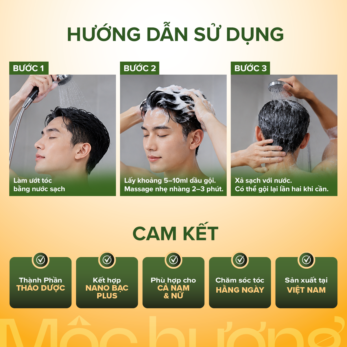 Dầu gội Bồ Kết Hoa Bưởi - hình 5