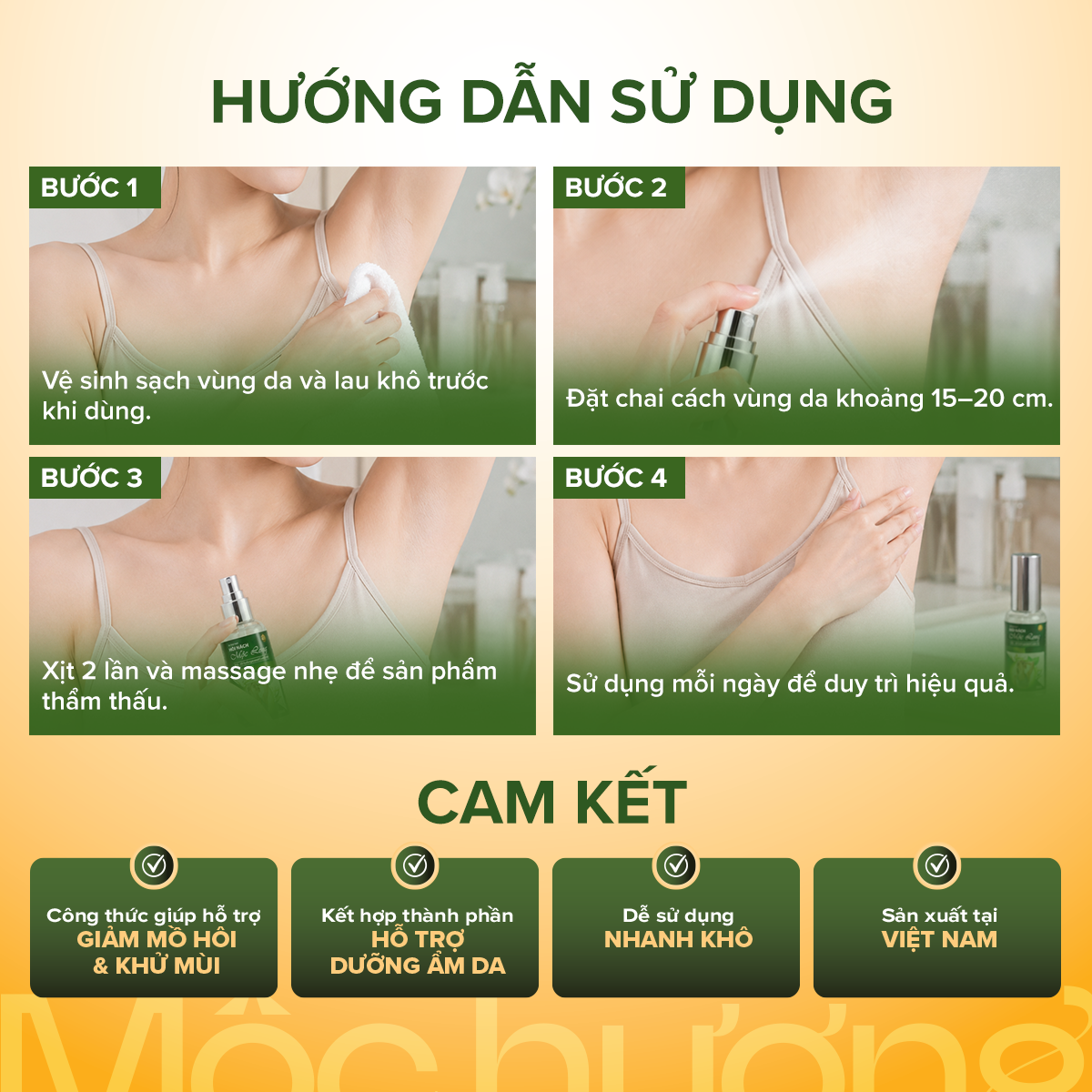 Xịt khử mùi hôi nách Mộc Long - hình 5